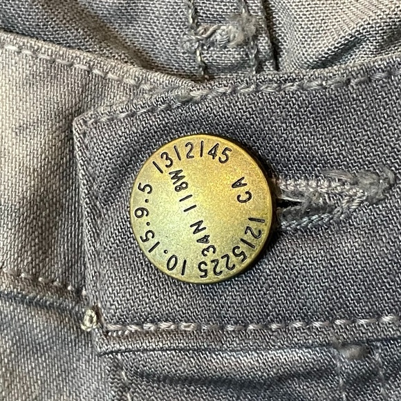 CURRENT/ELLIOTT The Ankle Skinny Blue Tie Dye 25 - Picture 4 of 4